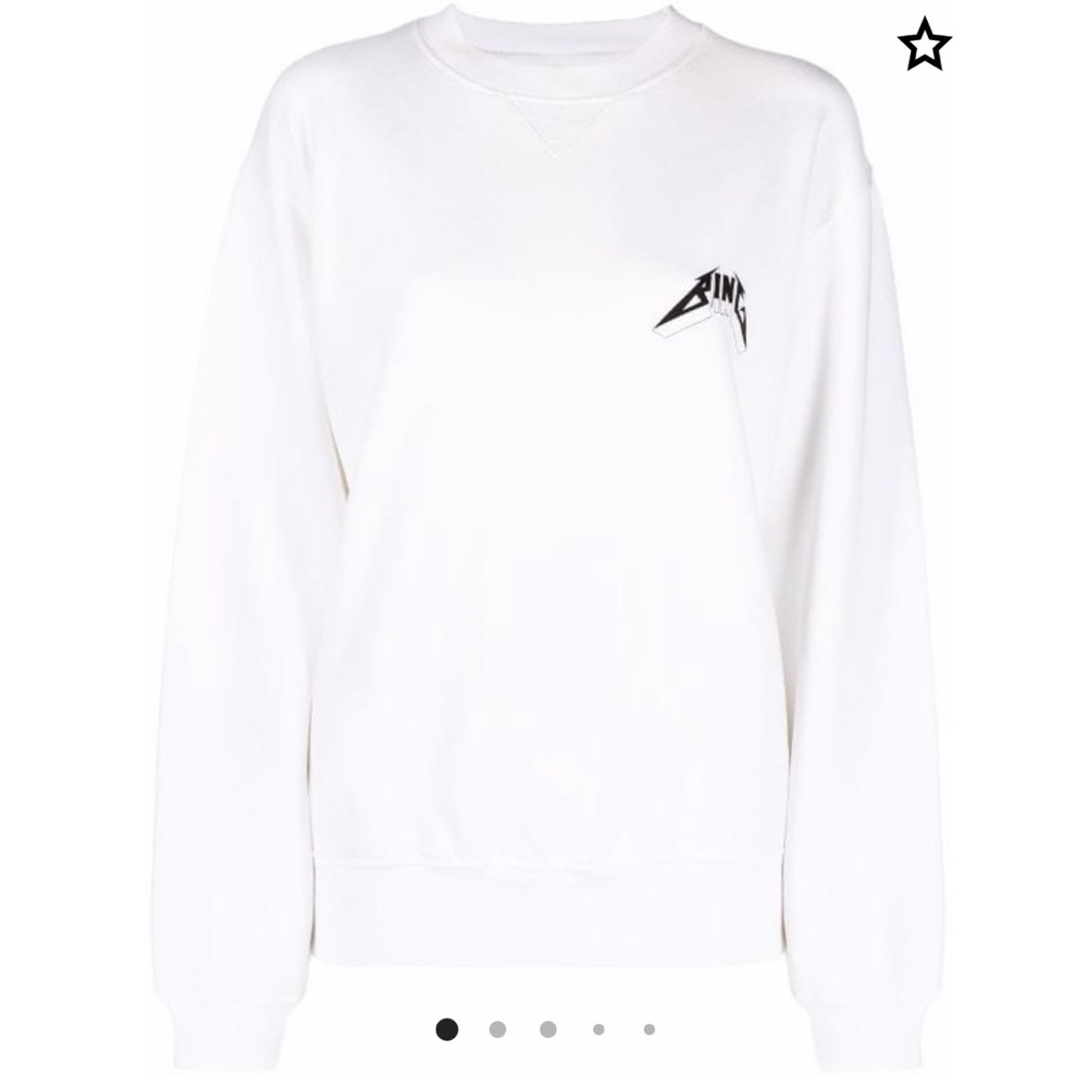 Anine Bing graphic print organic cotton sweatshirt